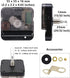 Youngtown 12888 High Torque Quartz Clock Movement Replacement Parts with 8.15 Inch Long Spade Hands