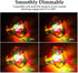 Dimmable Stained Glass LED Light Bulb, Diamond Shape, E26 Base, 6 Watts, for Home Party Decoration