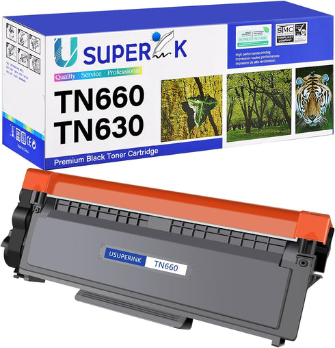 TN660 Toner Cartridge Replacement Compatible for Brother TN630, Use with HL-L2300D, 1 Pack