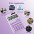Basic Calculator, Cute Pocket Size Mini Desktop Calculators for School, Office, Home (Purple)