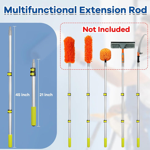 ROTESONNE 28 4" 9" Set PCS Paint Roller Kit with Extension Pole, Paint Roller with Tray, Paint Brushes for Professional