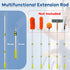 ROTESONNE 28 4" 9" Set PCS Paint Roller Kit with Extension Pole, Paint Roller with Tray, Paint Brushes for Professional
