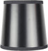 5x6x5 Black Parchment Gold-Lined Drum Chandelier Clip-On Lampshade - Perfect for chandeliers,