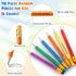Spakon 48 Sets Rainbow Gifts for Students, Mini Pocket Notepads, Colorful Pencils, Cute Erasers with Organza Bags