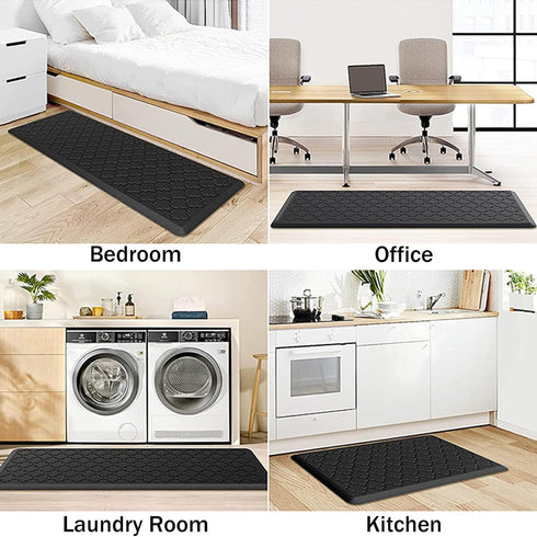 Bllhl 45 75 1.2cm/17.72 29.53 0.47in Fall Mattress for Elderly Bedside,Waterproof Mat Beveled Floor Mat,Anti Fatigue