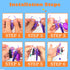 Nurse Pen Set - Badge Reel Pen with 6PCS Highlighter, Markers, Keychain Flashlight, and Ball Pen
