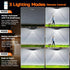 6500K 20W 3000LM 3 (1 Pack) CLAONER LED Security Motion Sensor Outdoor Lights, Remote Control Floodlights, Dusk to Dawn