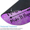 Custom Round Mouse Pad - Stay Positive Work Hard Inspirational Quotes Art Purple Glitter Black, 7.9 x 7.9 x 0.12 Inch