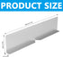 4 Pcs Gutter Valley Splash Guards, Rain Gutter Valley Roofing Gutter Guards for House Shingle Roofs