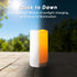 4"x8", Homemory Large Solar Candles Outdoor Waterproof, Dusk to Dawn, Solar Powered Flameless Candles for Outdoor