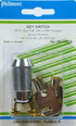 Philmore 5/8" On/Off Key Switch Lock SPST with 2 Keys and Nut, Removable On or Off, 30-10078