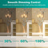 E12 Bulb 60 2700K, 4W E12 Bulb Dimmable, 550lm, Pack 6 DiCUNO Candelabra Watt Equivalent, Warm White LED Type B LED