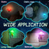 20 7 Tuanse Pcs LED Color Changing Mushroom Night Light, Cute Color Sensor Mushroom Shaped Plug in Lamp, Christmas
