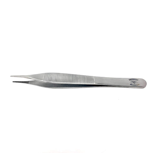 Scientific Labwares Stainless Steel Adson Dissecting Forceps with Long Nose Tip, 4.75 in. (120 mm)