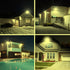 AUXTINGS 10W LED Flood Lights Outdoor Security Lights, 1000LM Warm White Spot Light for Yard, IP66 Waterproof