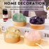 Runyangshi Amethyst Night Light with Natural Raw Crystal - USB Powered Mini Lamp for Bedroom, Desk, Meditation, Healing