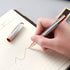 Rollerball Pen Gift Set, Gel Pen for Men, Women, Business, Party & Wedding Black Ink 0.7mm G5 (Gold-Silver)
