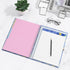 Rimilak Spiral Clipboard Folio with Refillable Lined Notepad, 14.5 x 9.8 Inch, Starry Sky Design