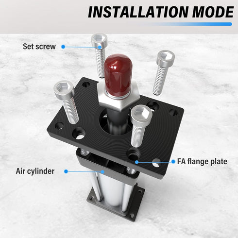 TAILONZ PNEUMATIC Bore 50mm SC Air Cylinder Base Connection Fittings Standard Type Pneumatic Parts