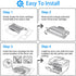 NineLeaf 1 Pack High Yield Compatible Black Toner Cartridge Replacement for Brother Printers TN850 TN820