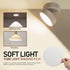 2Pcs 7.08In 10 CLISPEED Light Diffuser Film Anti-Glare Soft Lamp Shade for Ceiling Lights Nursery Bedroom Living Room