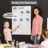 Fine Tip Dry Erase Markers - 24 Pack Black Whiteboard Erasable Markers for Kids Adults, Ideal for School Office