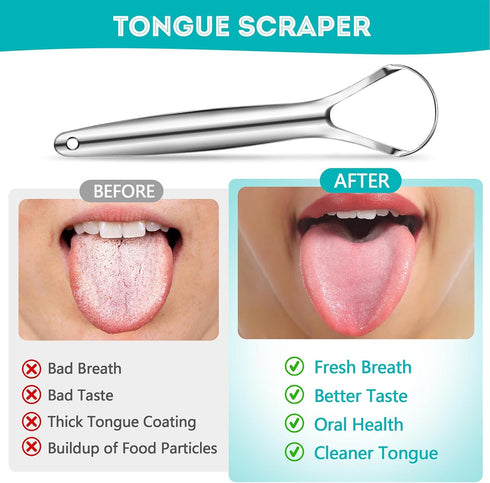 COZY EZ Tongue Scraper + Rolling Cart