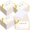 Gueevin 600 Pcs Mini Gift Card Envelopes, Holiday Gift Card Sleeves for Note Mailing, 3.69 x 2.69 in (Gold)