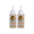 Gorilla Clear Glue, 3.75 Ounce Bottle, Pack of 2, Crystal Clear, All Purpose, Water Resistant