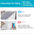 Dry Erase Board Sticker 8.3'' x 11.7'' 2PK, Stain Proof Whiteboard Stickers for Wall, Desk, Refrigerator, Classroom