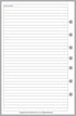 Classic Size Meeting Manager, Sized and Punched with 7 Holes for 7-Ring Notebooks Such as Franklin, etc. (5.5" x 8.5")