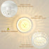 2-Pack Rattan Ceiling Lights Flush Mount, Close to Ceiling Light Fixtures with Rattan Shade, Boho Hand-Woven Farmhouse