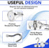 Magnetic Hooks, 40Lbs Heavy Duty Magnets for Cruise Cabins, Strong Hooks for Hanging, 20 Pack