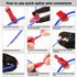 haozher 108 (22-10 Pcs T-Tap Wire Connectors Kit, Quick Splice Self-Stripping Electrical Wire Terminals for Speaker Car
