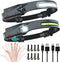 SEVENKA 2 Rechargeable Headlamps, 1000 Lumen Bright LED Flashlight, 230 Wide Beam & Spot Light, Lightweight 2.4oz