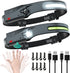 SEVENKA 2 Rechargeable Headlamps, 1000 Lumen Bright LED Flashlight, 230 Wide Beam & Spot Light, Lightweight 2.4oz