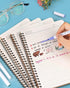 Spiral Notebooks A5 Lined, 20 Pcs College Ruled Journals for Work, School, Travel, 120 Pages/60 Sheets