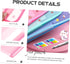 File Holder Bulk Folders, Plastic Multi Pocket Binder Organizer, Accordion File Organizer Tote for A4