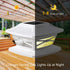 Davinci Lighting Flexfit Solar Outdoor Post Cap Lights, Bright LED Light, Includes Bases for 4x4 5x5 6x6 Wooden Posts