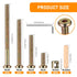 XhjzgcTech 16-Set Crib Screws Replacement Kit,Bolts & Barrel Nuts & Wooden Dowels, Hex Socket Head Cap Screws Nuts