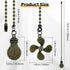 2 12 Inches Set Ceiling Fan Pull Chain Extender, Pcs Long Ceiling Fan Pull Chain Extension Pendant Ornament
