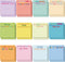 Yinder 24 Pcs Inspirational Sticky Notes, Cute Motivational Note Pad for Coworkers, Office Supplies 3 x 3''