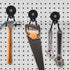 Strong Magnetic Hooks, 3.46" Garage Magnet Hooks with Anti-Slip Coating, 2 Pack Heavy Duty Storage Utility Hooks