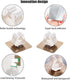 Self-Adhesive Mop Holder, Wall Mounted Broom Rack, Cleaning Tools Sticker Hook, No Drilling Anti-Slip Gadget (4pcs)