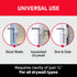 Bullfix TV Kit - Drywall Anchors for TV Bracket, Heavy Duty Wall Mount Hardware Kits