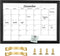 TORASO Dry Erase White Board & Monthly Calendar Board, Magnetic Whiteboard for Wall, Hanging Board for Office, Home