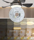 MouMouPurr 4.92'' 18W 3CCT (3000K/4000K/6000K) Dimmable, LED Ceiling Fan Light Retrofit Kit, Flush Mount Ceiling Light