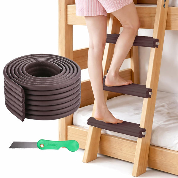 Soft Bunk Bed Ladder Pads with Cutter Foam Step Padding & Ladder