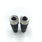 2Pcs M12 4 Pin Female Circular Connector, IP67 Waterproof Industrial Sensor Adapter for PG7 Cable 250V 4A AC/DC