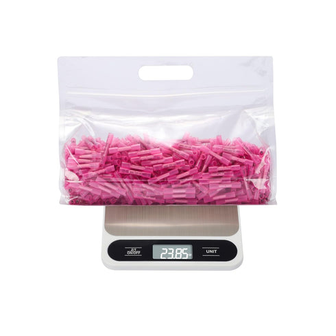 600PCS Butt Connectors Heat Shrink, Red 22-16 AWG Electrical Connections, Tinned Red Copper, Waterproof and Insulated